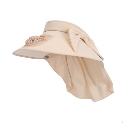 Fan Visor Hat Convenient Sun for Cycling Hiking Camping Fishing Travel
