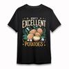 Women's Comfy T-Shirt Benets Potatoes Plant Tee Short Oversize Cotton Tee Black