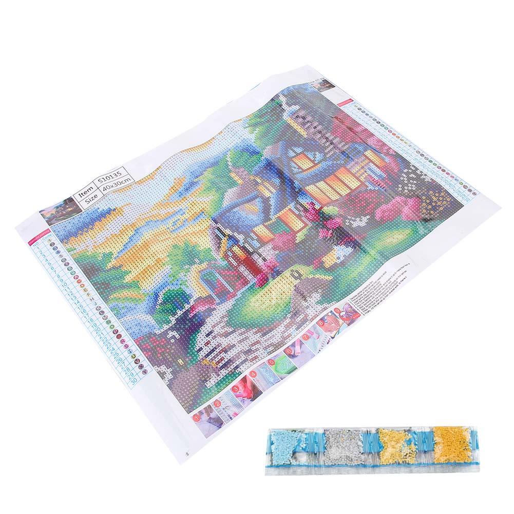 DIY Hand‑Made Diamond Painting Kit Ornament Art Crafts for Home Bedroom Decoration 40x30cm