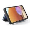 For Oppo Reno13 F 5G PU Leather Phone Back Cover with Zipper Card Holder and Long Strap