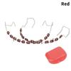 1 Pair Temporary Tooth Decoration With Metal Wires Multicolour Metal Bracket Orthodontic Ligature Ties Dentist Material