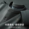 Autumn Business and Leisure Style Button-Up Chinese Style Round Neck Base Shirt for Men