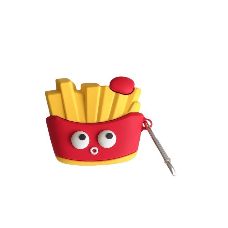 Cute cartoon fries for AirPods 1 generation pro1 apple bluetooth wireless headset cover 1/1/1 generation silicone