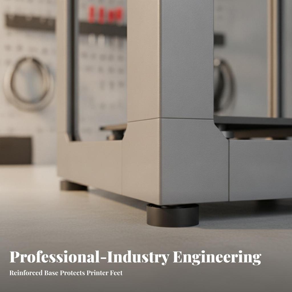 4 Pieces Additive Manufacturing Printer Feet Easy to Install Rubber Safeguarding