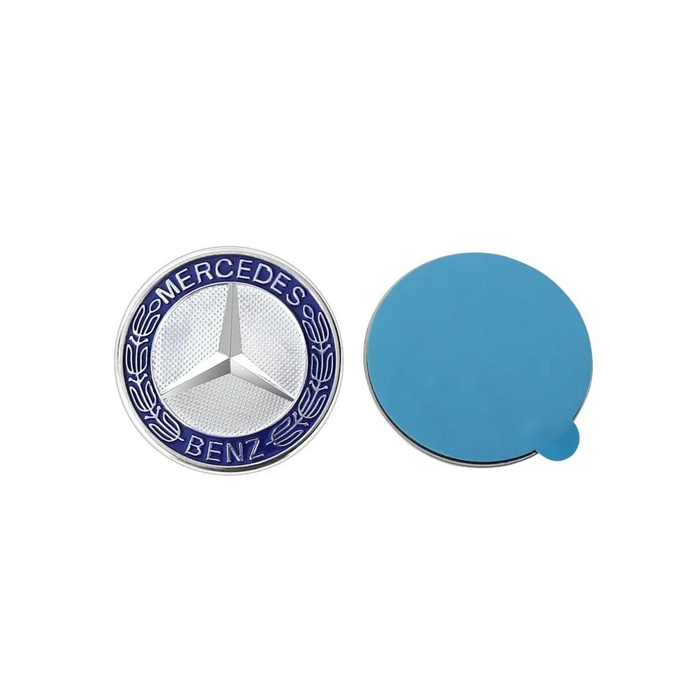 

For Mercedes Benz Aluminium Car Head Hood Sticker 57mm Badge For AMG Mercedes Benz W166 W177 W246 W221 W202 W204 W205 W210 W212