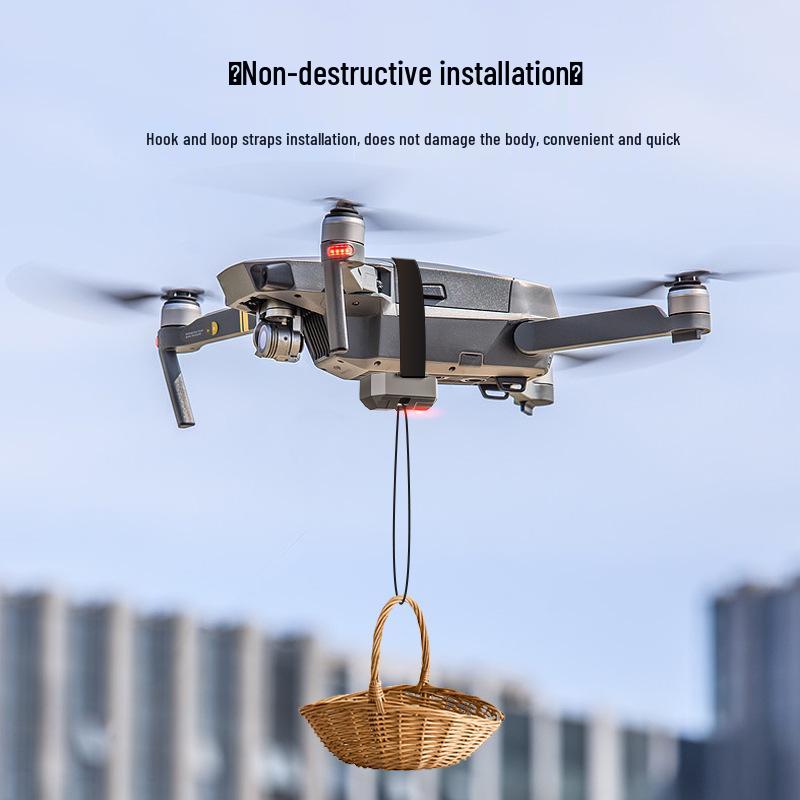 Applicable DJI Mini3Pro & Hubsan Remote Control Parabolic Accessories: Lightweight Sky Drop Device Thrower