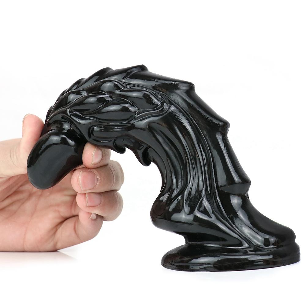 MoDi Animal Dick Dragon Dildo Dinozaur Solzi Penis Ventuză mare Jucării sexuale anale pentru adulți pentru femei bărbați