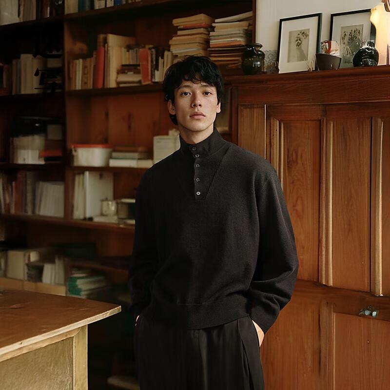 

CROQUIS Men s 2024 Winter Mock Neck Casual Long Sleeve Sweater XL