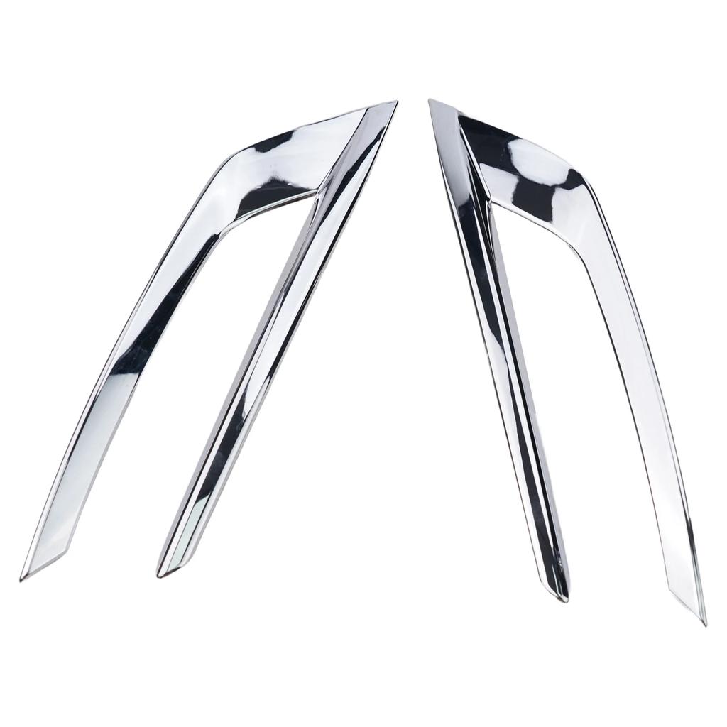 2Pcs Front Fog Light Cover Trim For Volvo XC60 2018-2024 Fog Lamp Decoration Auto Day Driving Lamps Frame