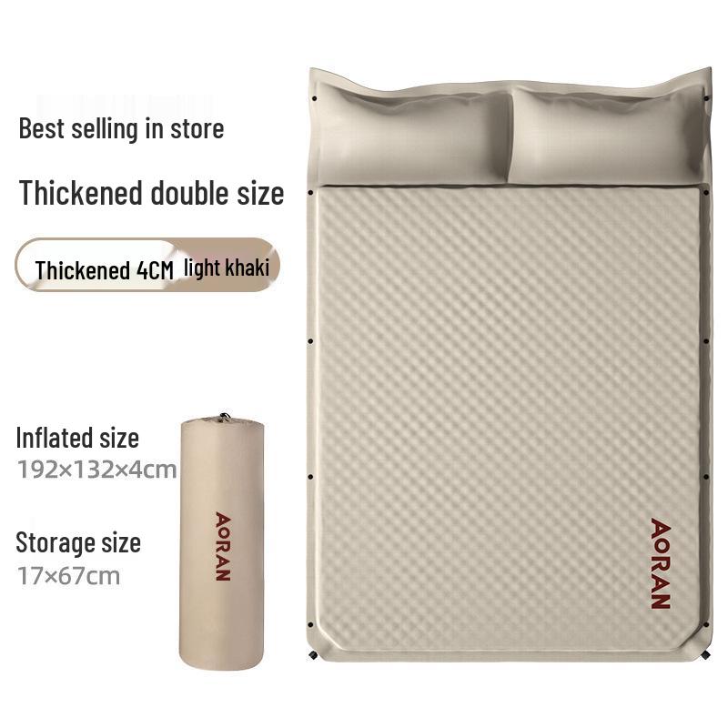 Aufblasbare Campingmatratze: Feuchtigkeitsfeste Isomatte oder Zeltbodenmatte für den Außenbereich