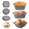 Collapsible Silicone Bread  Non-stick Bread Proofing Baskets for Sourdough Baking for Various for Bread Baking Rising Tool