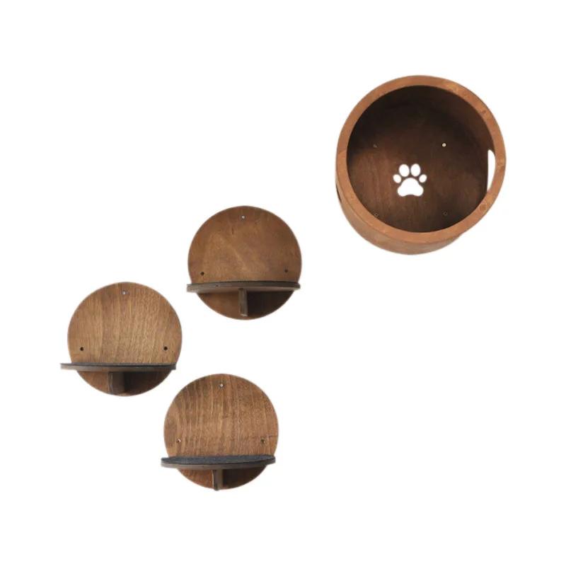 

Настенная конструкция для лазанья для кошек, платформа для прыжков для кошек, гнездо, когтеточка, интегрированная стойка для кошек, товары для животных, принадлежности