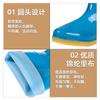 3 Medium Tube Rain Shoes Women's 11 Labor Insurance Medium-top Rain Boots Waterproof Shoes Low-top Non-slip and Wear-resistant High Tube