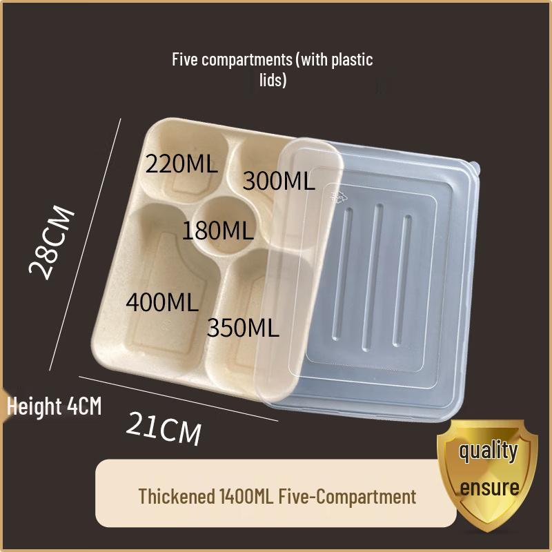 Disposable Pulp Takeaway Food Container