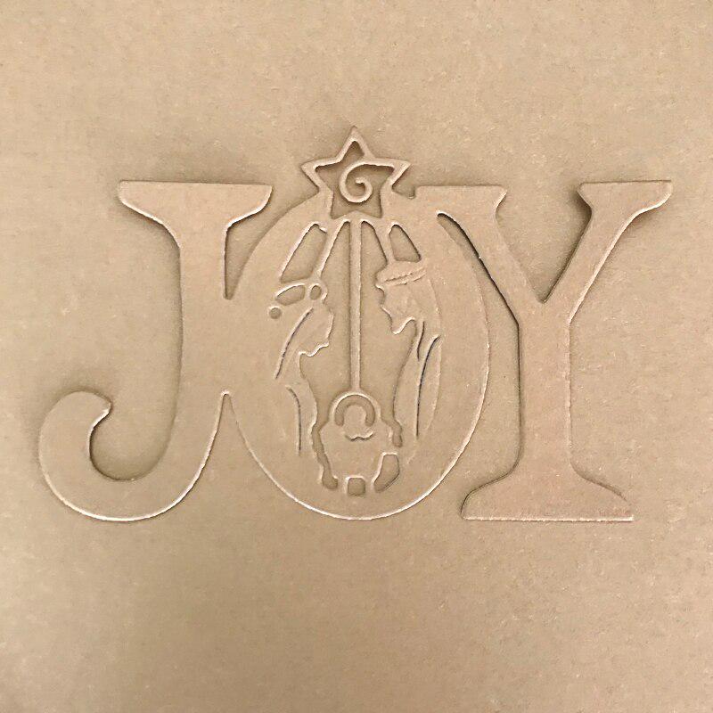 JOY Christmas Craft Dies Cut Metal Cutting Dies Scrapbooking Album Decorative Stamps and Dies