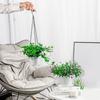 Fioriera da appendere per giardino Fioriera da appendere auto-irrigante Fioriera idroponica trasparente con sistema a stoppino Resistente al sole Apertura larga