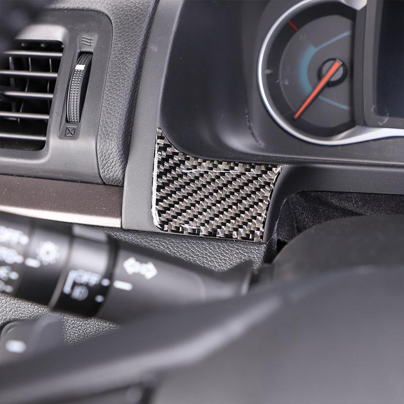 For Honda Pilot 2015-2022 Soft Carbon Fiber C Car Dashboard Sides Frame Cover Trim Sticker Car