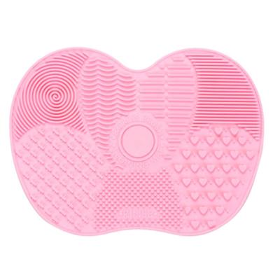 Silikon Make-up Pinsel Reinigungsmatte Make-up Pinselreiniger Pad Kosmetikpinsel Reinigungsmatte mit Saugfuß