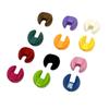 Acrylic Double Splicing Round Beads for DIY Jewelry and Keychain Accessories