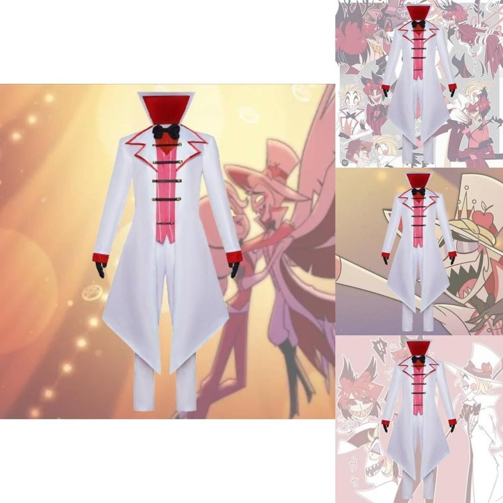 Hell Hotel Lucifer Costume In Devil King Lucifer Cosplay Outfit Fabric