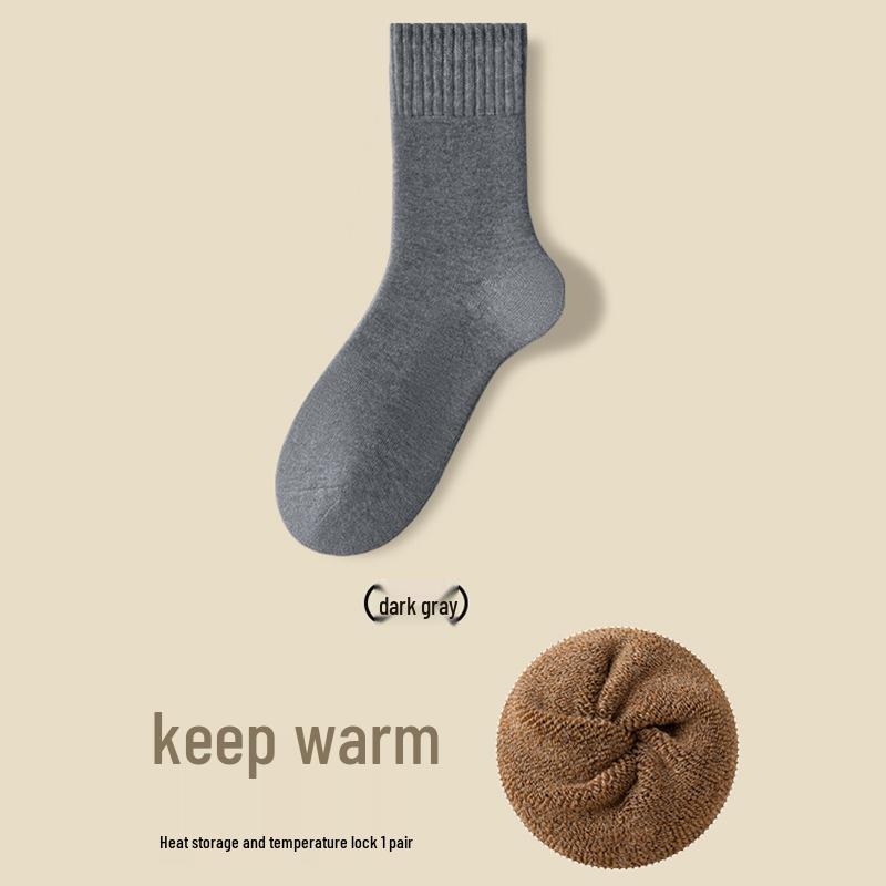 

Women s Fleece-Lined Calf to Thigh-High Socks: Warm, Non-Slip, Slimming, and Thickened for Autumn Winter Simple Packaging