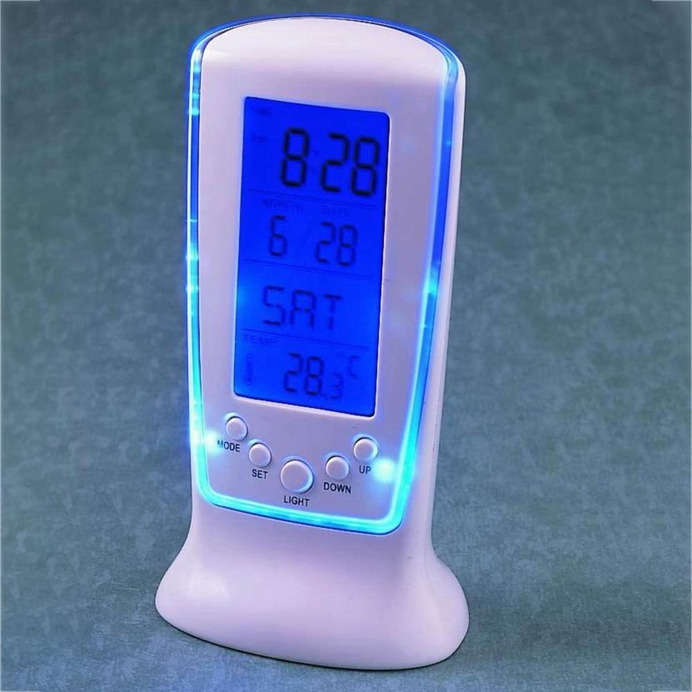 ABS Shell Luminous Alarm Clock Temperature Display LED Alarm Clock Mini Alarm Clock Nightstand Use