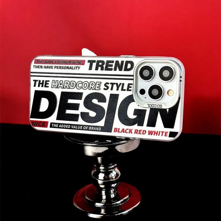 Fashion Label Magnetic Frosted Phone Case Compatible and Suitable for iPhone15 14 13 12 11promax Xsmax Xr 7 8plus