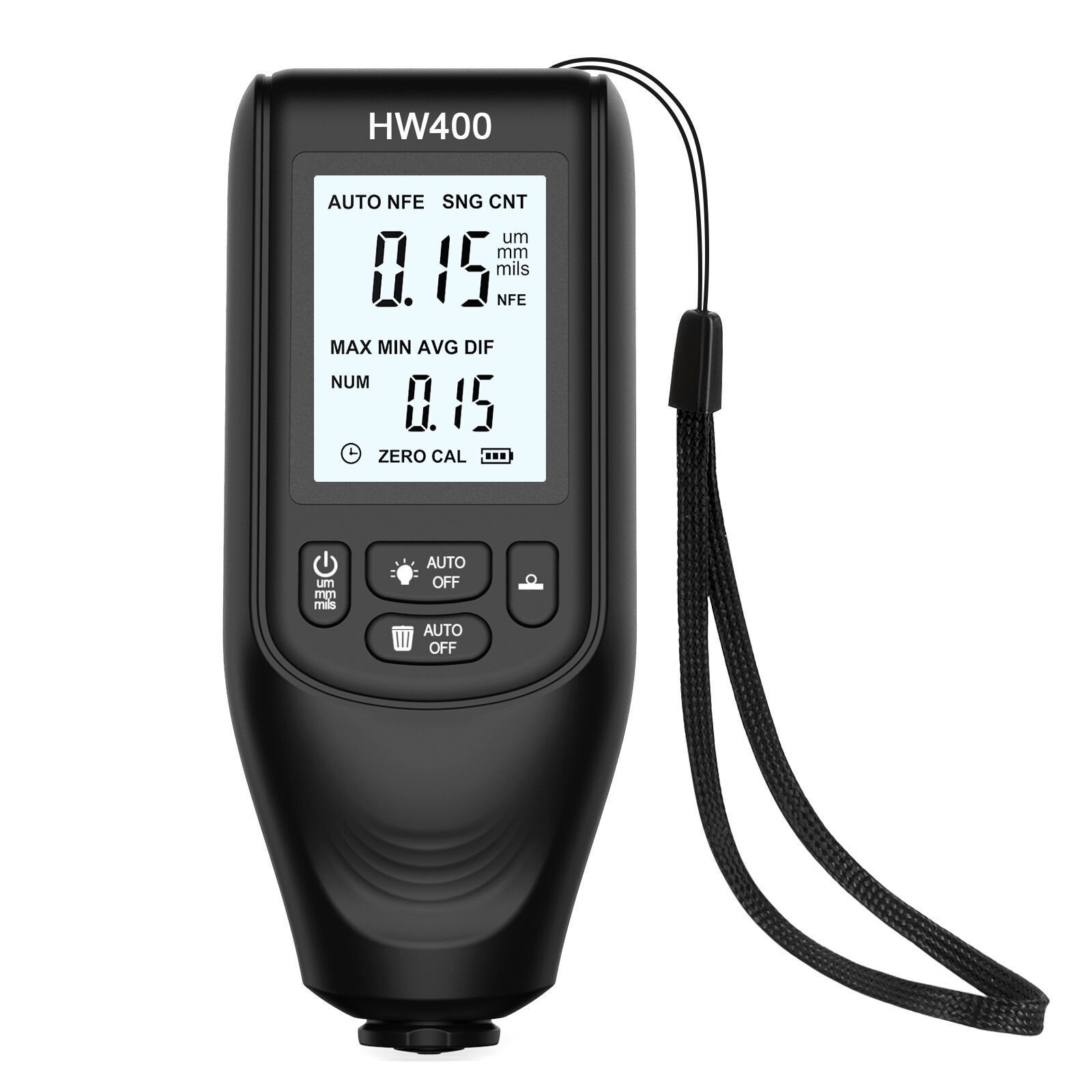 

HW-400 Thickness Gauge High Precision Industrial Coating Thickness Gauge Automobile Paint Thickness Gauge Paint Layer