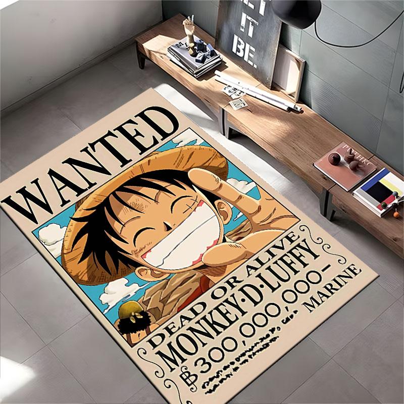 Wanted Poster Design Carpet suitable as a non-slip mat for the living room or bedroom sofa