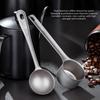 Pure Titanium Measuring Spoon : Coffee Beans/Powder, Milk/Fruit Powder – Baking, Milk Tea Shop Use, Scoop for Baristas, Bakers, Home Cooks KFS-006