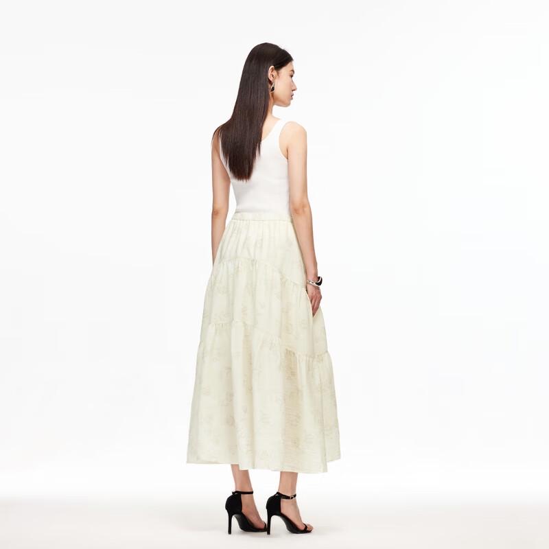 VEROMODA Printed A-line Midi Skirt
