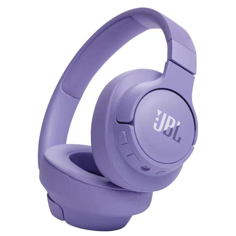 JBL Bluetooth 72TUNE Wireless Over-Ear Headphones with Sound Effects, Low Frequency, Available in Pure Black, White, and Blue.