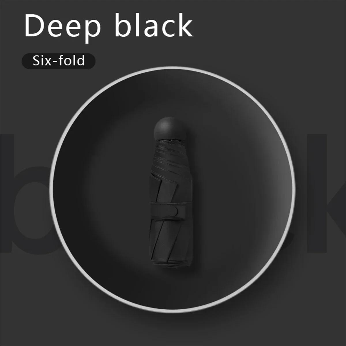 

Сверхлегкий и компактный портативный капсульный зонт с защитой от ультрафиолета, мини-пятикратный зонт