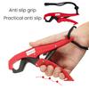 2Pcs Floating Fish Lip Gripper Set Ergonomic Handle Safety Locking Mechanism Non-Puncture Fish Control Pliers Tools with Lanyard