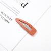 PL Water Drop Type Matte Texture Bb Clip Candy Color Cross Word Korean Girl Heart Hair Clip