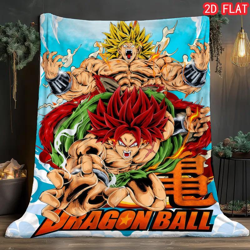 

Dragon Ball Souvenir Gift Blanket Soft Printed Flannel Blanket for Fans Birthday Holiday THW 75x90cm