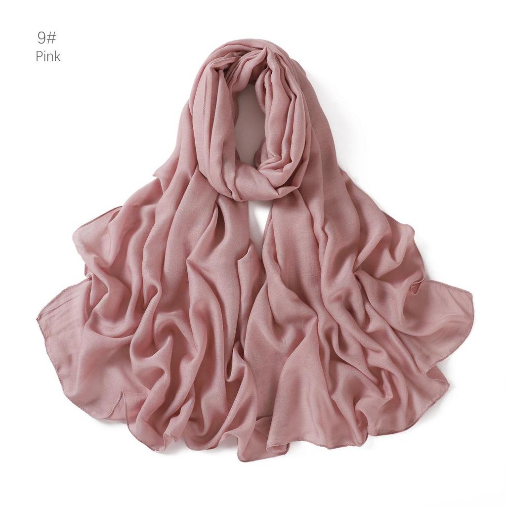 "High-Quality Modal Rayon Women's Shawl: Thin, Breathable, Cotton-Linen Blend Scarf"
