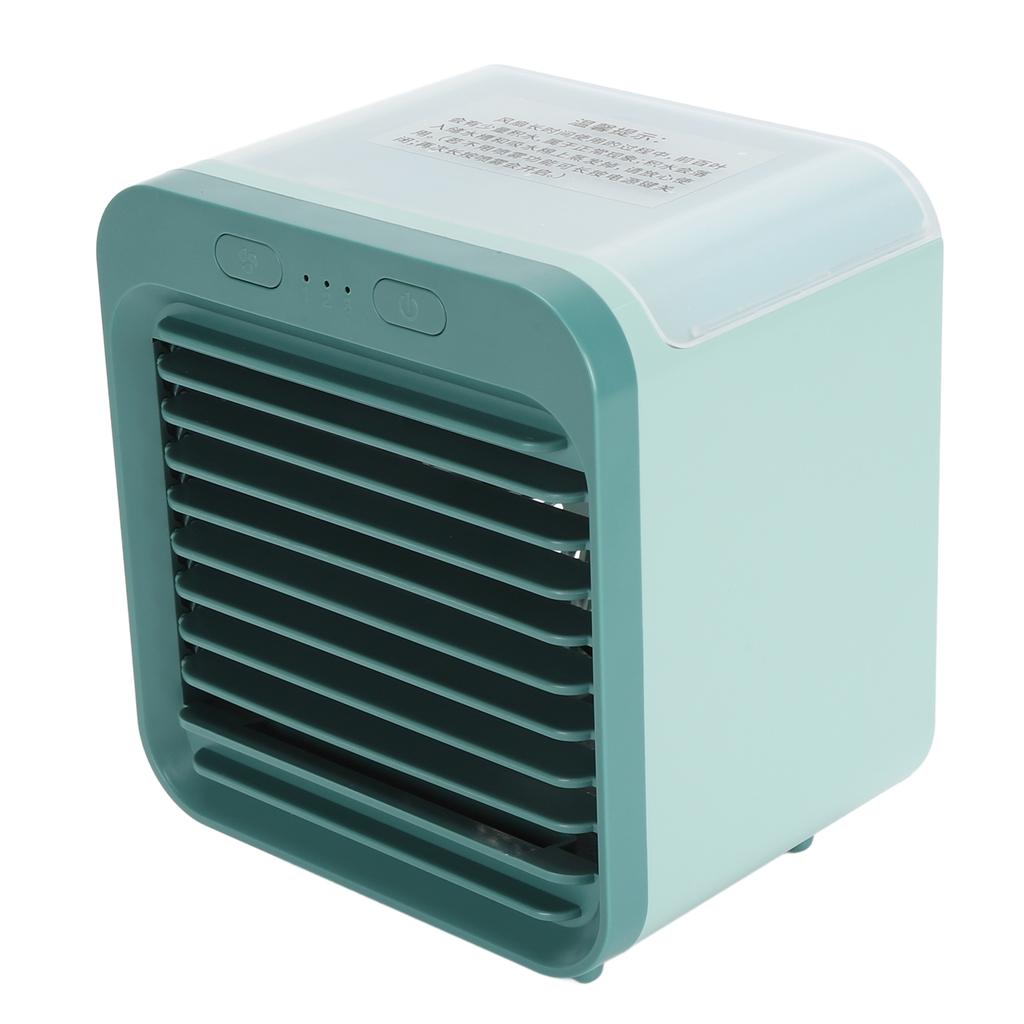 Tragbarer Sprühventilator 5000mAh USB Wiederaufladbar Befeuchtende Klimaanlage 200ml Fassungsvermögen Leise