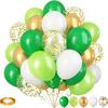 35 Stück Rosa, Grüne und Lila Luftballons Valentinstag Geburtstag Hochzeit Dekoration Jahrestag Geschlechtsenthüllung Bögen Set