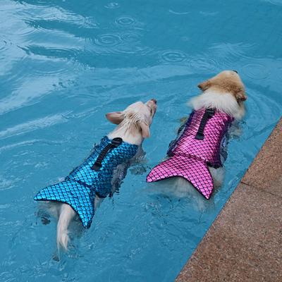 Mermaid Life Vest Swimmming Suit Fashion Swimwear Clothes For Large Medium Small Dog