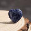Natural Heart Crystal 2cm Gemstones Pendant Handicraft Heart Healing Stone
