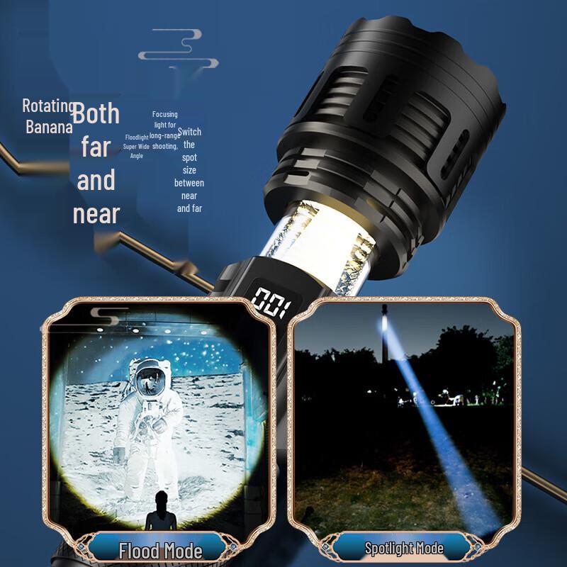 SkyFire SF-SD-1130J-1 Ultra-Bright Outdoor Rechargeable Flashlight