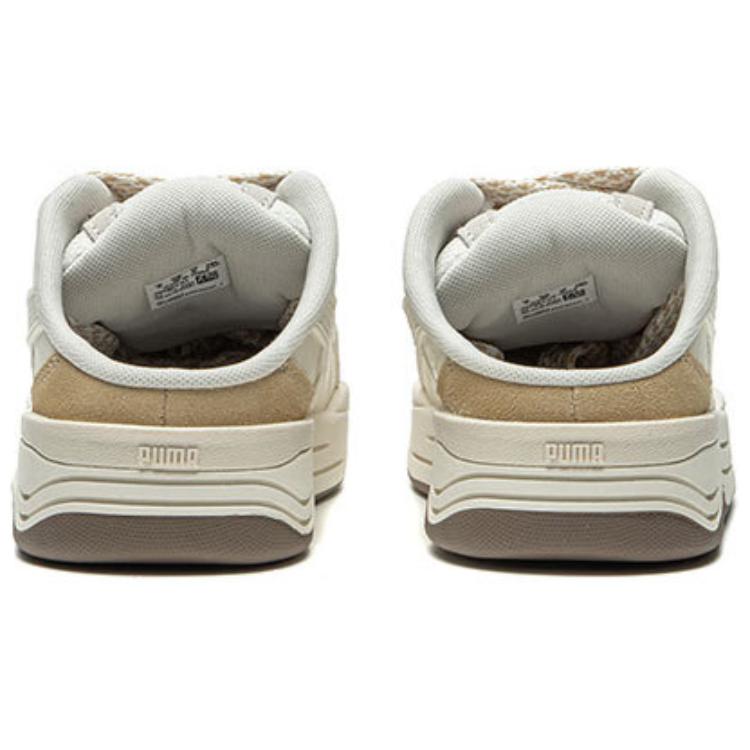 Puma Bari Mule Fabric Synthetic Leather Comfortable Fashion Low Top Casual Shoes Unisex Shoes White 399501-01