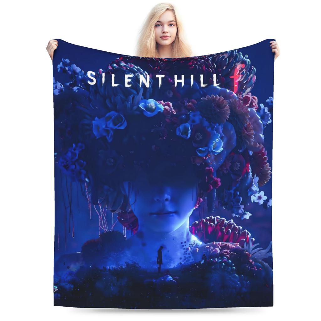 Silent Hill F deka Hororová hra Cestování Kancelář Flanelové povlečení Přehozy do obývacího pokoje Teplý měkký kvalitní přehoz Nápad na dárek
