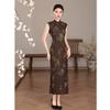 New Chinese Hong Kong Style Sleeveless Tencel Hemp Cheongsam Women's 1011 Summer New Waist Slim Young Daily Wear