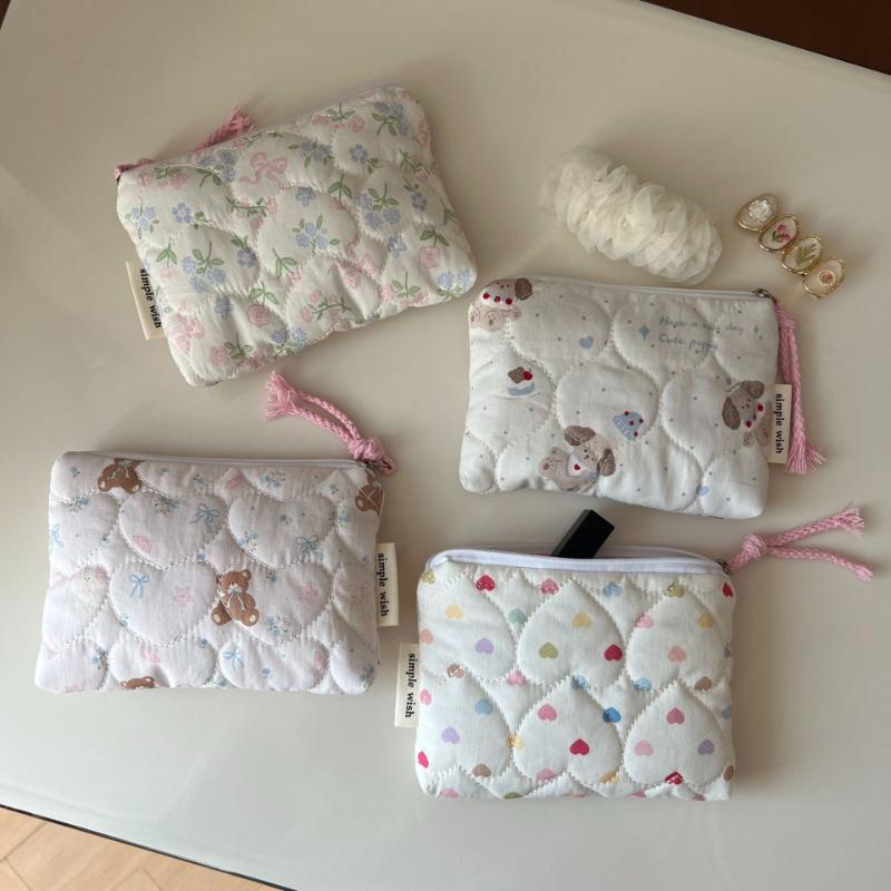 Women Mini Portable Bags Fashion Makeup Bag Coin Purse Card Holder Wallet Cosmetic Lipstick Organizer Zipper Bag