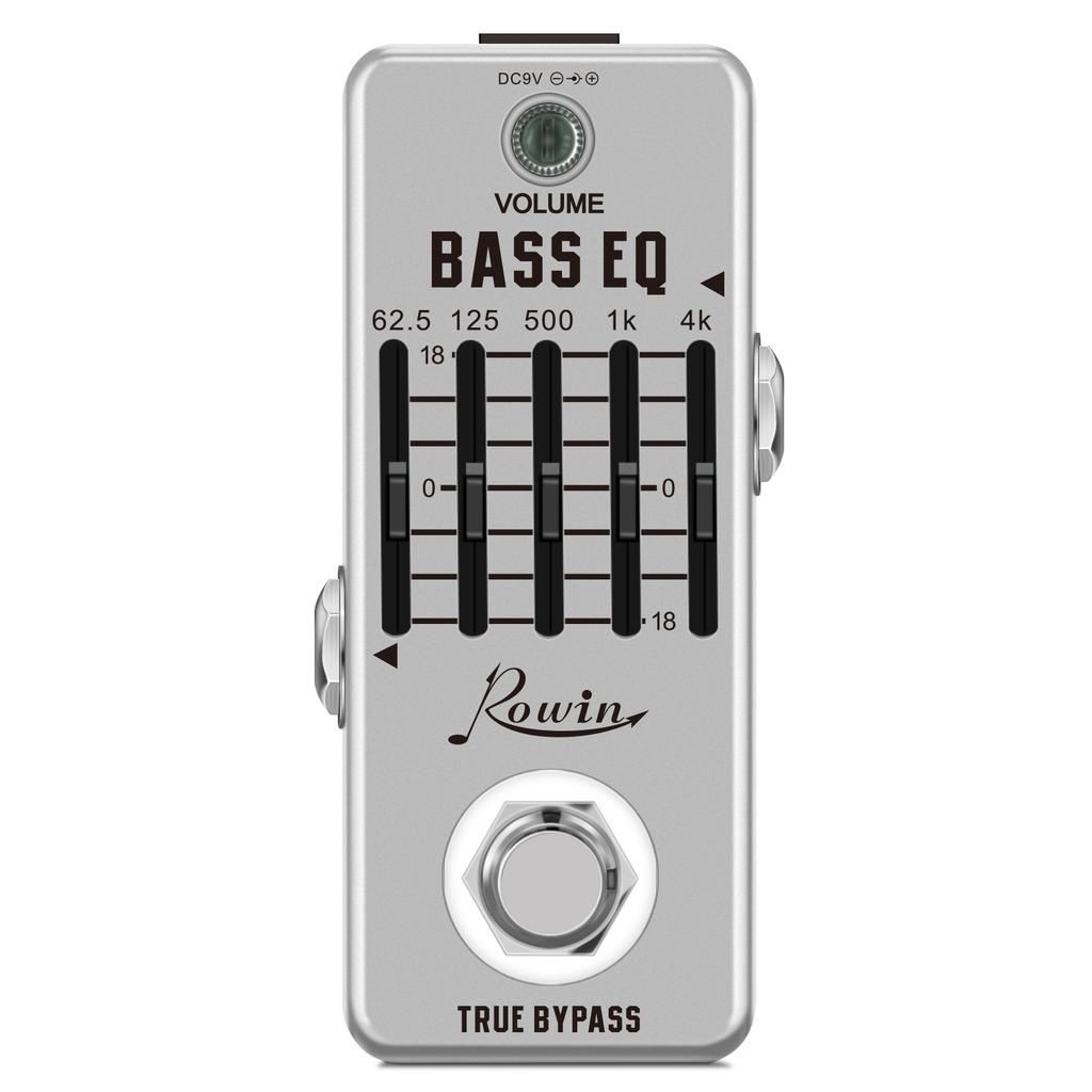 LEF-317B Bass EQ Pedal 5-Band / | Parametric Equalizer with ±18dB Range | Pro Frequency Compensator for Bass True Bypass