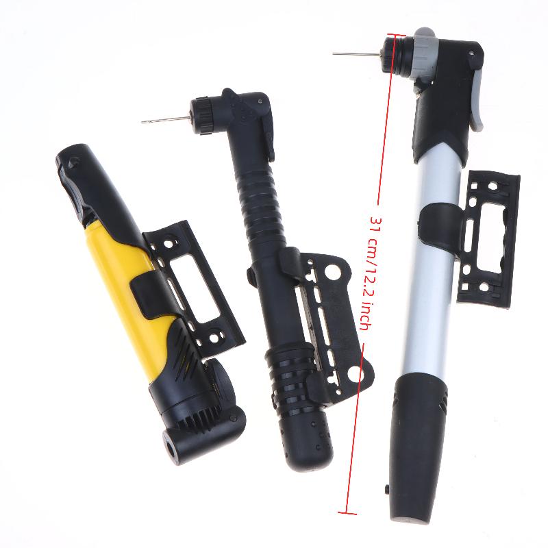 Portable Mini Bike Pump With Bracket Hand Cycling Mountain Bike Air Pump Bicycle Tire Inflator Bicycle Parts