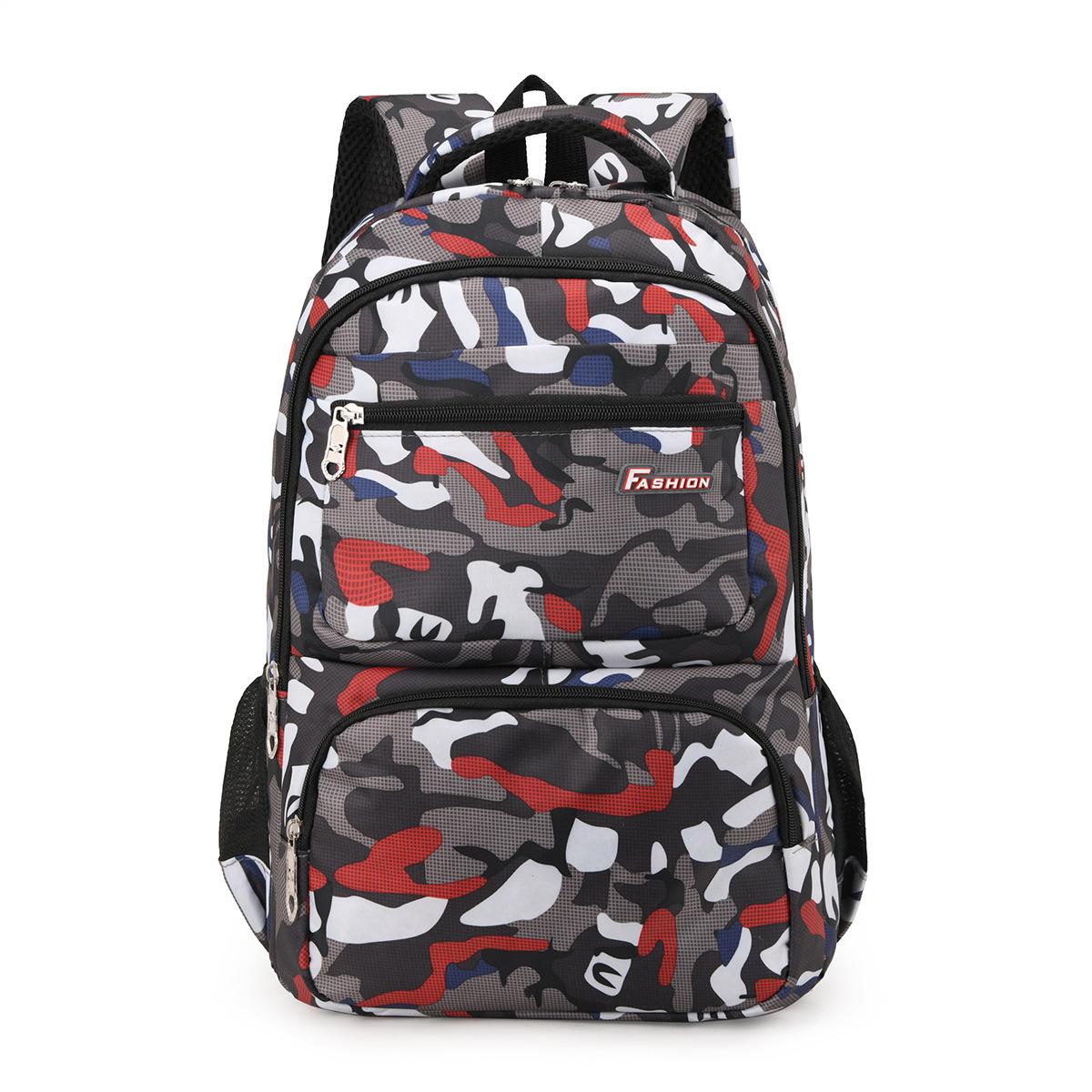 

Fashion Oxford Cloth Backpack With Laptop Compartment For Teens червоний