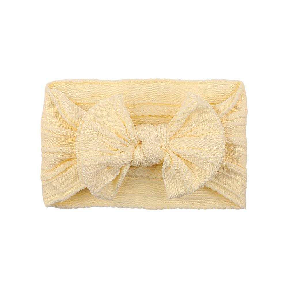 Baby Headband, Elastic Wide Brim Bow Children's Headband